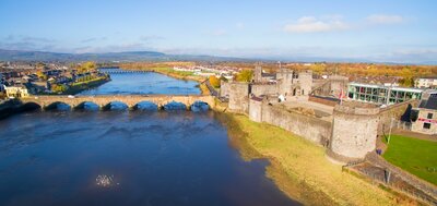 Okruh Írskom, letecký poznávací zájazd, Limerick, hrad kráľa Jána - Kings John castle