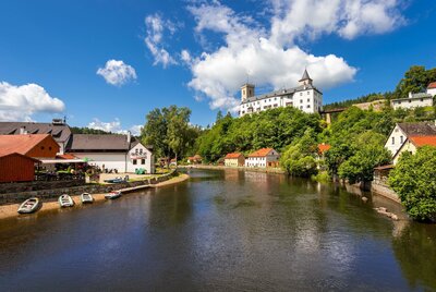 CK Turancar, autobusový poznávací zájazd, Česko a Rakúsko, Rožmberk nad Vltavou, hrad