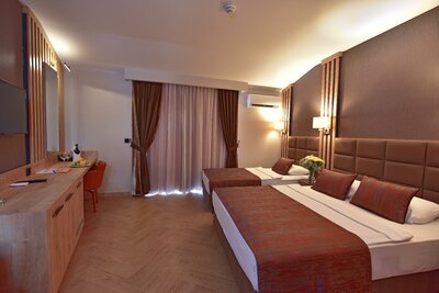 Hotel My Home Resort - izba s výhľadom na more blok D - letecký zájazd CK Turancar - Turecko Avsallar