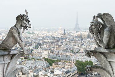 Autobusový poznávací zájazd Francúzsko Paríž výhľad z veže Notre Dame 