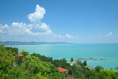 CK Turancar, autobusový poznávací zájazd, Maďarsko - krajina kúpeľov a vína, Balaton, panoráma