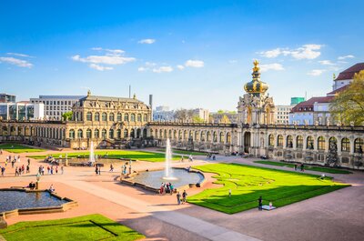 CK Turancar, autobusový poznávací zájazd, Česko a Nemecko, Drážďany - palác Zwinger