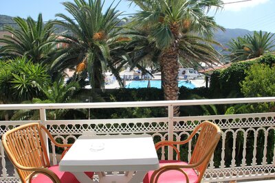 Hotel Athena - balkón - letecký zájazd CK Turancar - Korfu, Agios Georgios