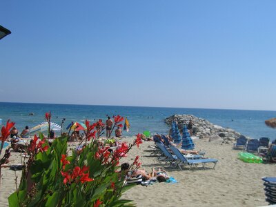 Olympic beach-pláž-autobusová doprava CK Turancar (Olympic Beach,Olympská riviéra)