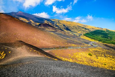 CK Turancar, Letecký poznávací zájazd, Sicília, Etna