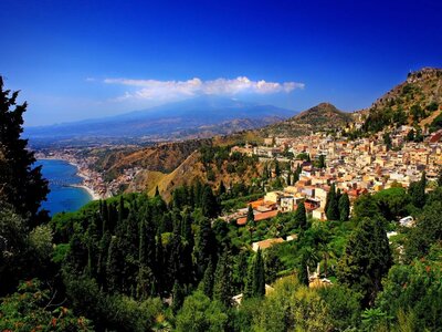 CK Turancar, Letecký poznávací zájazd, Sicília, Taormina