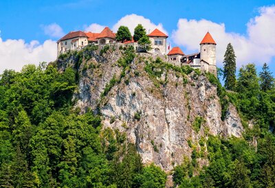 Autobusový poznávací zájazd, Slovinsko a Plitvické jazerá, Bled, Bledský hrad