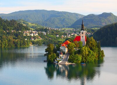 CK Turancar, autobusový poznávací zájazd, Slovinsko a Plitvické jazerá, Bled, Bledské jazero