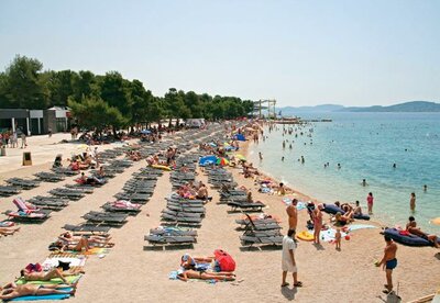 Vila Josipa - pláž - autobusový zájazd CK Turancar - Chorvátsko - Vodice