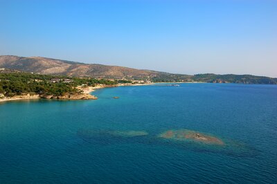 Hotel Asterias - pláž -letecký zájazd CK Turancar (Thassos Limenaria)