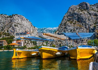 hotel Brzet - mesto Omiš - autobusový zájazd CK Turancar - Chorvátsko, Omiš