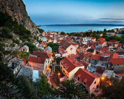 hotel Brzet - mesto Omiš - autobusový zájazd CK Turancar - Chorvátsko, Omiš