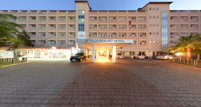 Hotel Eftalia Resort - vstup do hotela - letecký zájazd CK Turancar - Turecko, Konakli