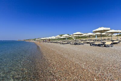 Hotel Princess Andriana - vstup do mora - letecký zájazd CK Turancar (Rodos, Kiotari)