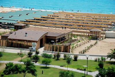 Hotel Seamelia Beach Resort Hotel & Spa - pláž - letecký zájazd CK Turancar - Turecko, Evrenseki