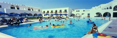 Hotel Alfa Beach - bazén - letecký zájazd CK Turancar (Rodos, Kolymbia)