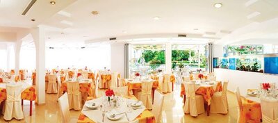 Grécko - Rodos - Hotel Kolymbia Sun - reštaurácia - letecký zájazd CK Turancar (Rodos, Kolymbia)