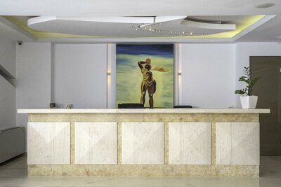 Hotel Kolymbia Sun - recepcia - letecký zájazd CK Turancar (Rodos, Kolymbia)