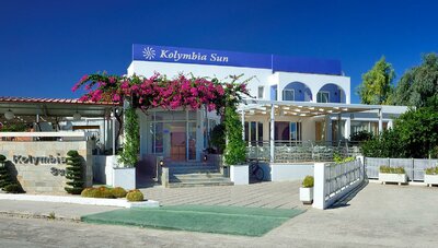 Hotel Kolymbia Sun - vstup do hotela - letecký zájazd CK Turancar (Rodos, Kolymbia)
