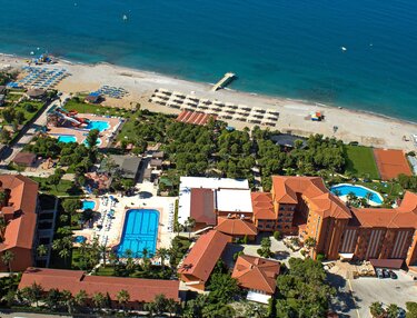 Hotel Club Turtas Beach Hotel - pohľad zhora - letecký zájazd CK Turancar - Turecko Konakli