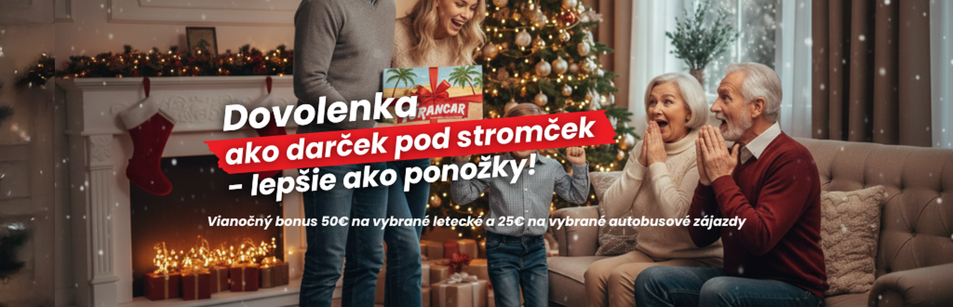 Dovolenka ako darček pod vianočný stromček!