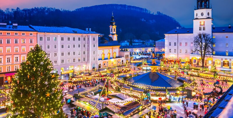 Predvianočný Salzburg a Múzeum Tichej noci Predvianočný Salzburg a Múzeum Tichej noci