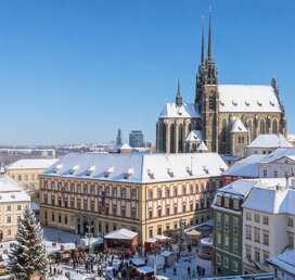 Predvianočné Brno
