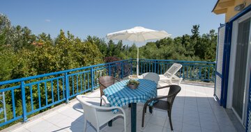 Rodon hotel - balkón - letecký zájazd CK Turancar (Thasos, Tripiti)