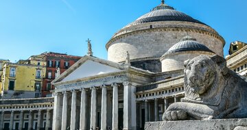 CK Turancar, autobusový poznávací zájazd, Kampánia s pobytom pri mori, Neapol, Piazza del Plebiscito, bazilika San Francesco di Paola