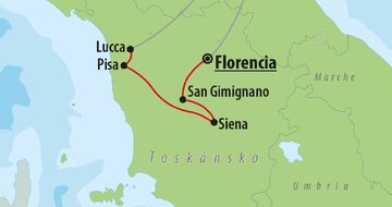 CK Turancar, autobusový poznávací zájazd, To najkrajšie z Toskánska