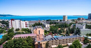Hotel Bajkal - letecký záber - letecký zájazd CK Turancar - Bulharsko, Slnečné pobrežie