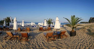 Hotel Bajkal - pláž - letecký zájazd CK Turancar - Bulharsko, Slnečné pobrežie