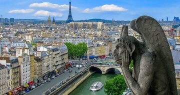 CK Turancar, autobusový poznávací zájazd, Paríž - perla na Seine, výhľad na Paríž