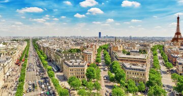 CK Turancar, autobusový poznávací zájazd, Paríž - perla na Seine, výhľad na Paríž