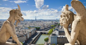 CK Turancar, autobusový poznávací zájazd, Paríž a Disneyland, výhľad z Notre Dame