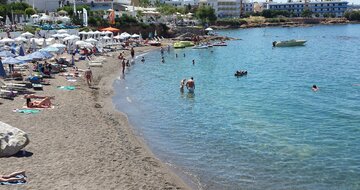 Hotel Silva beach - pláž - letecký zájazd CK Turancar - Kréta, Hersonissos