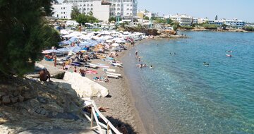 Grécko - Kréta - Silva beach- hotelová pláž