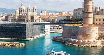 CK Turancar, autobusový poznávací zájazd, Provensálsko a francúzska riviéra, Marseille, Pevnosť Saint Jean, katedrála de la Mayor