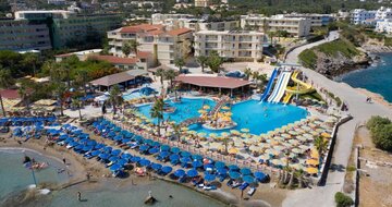 Hotel Eri Beach & Village - pláž - letecký zájazd CK Turancar - Kréta, Hersonissos