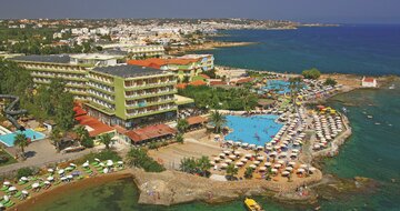 Hotel Eri Beach & Village - letecký záber - letecký zájazd CK Turancar - Kréta, Hersonissos