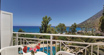 Grécko - Kréta - Hotel Talea beach-výhľad z izby