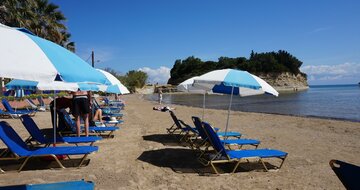 Štúdiá GELA - pláž - letecký zájazd CK Turancar - Korfu, Sidari