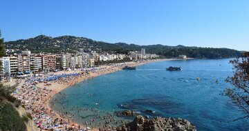 Hotel Maria del Mar - pláž - letecký zájazd CK Turancar, Španielsko, Lloret de Mar