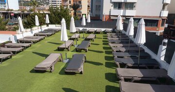 Hotel Maria del Mar - terasa - letecký zájazd CK Turancar - Španielsko, Lloret de Mar