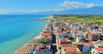 Letecký zájazd CK Turancar-Paralia-Olympic beach-panoráma