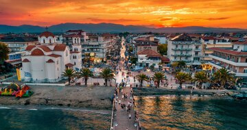 Paralia - centrum - letecký zájazd CK Turancar - Grécko, Olympská riviéra, Parali