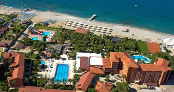 Hotel Club Turtas Beach - pohľad zhora - letecký zájazd CK Turancar - Turecko Konakli