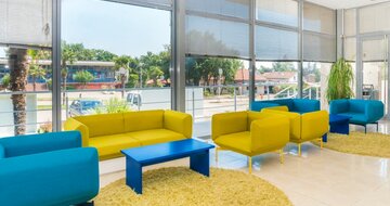 Apartmány Polynesia - recepcia - autobusový zájazd CK Turancar - Chorvátsko, Istria, Umag, Katoro 