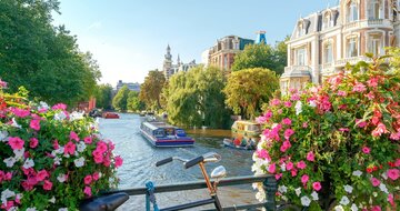 CK Turancar, autobusový poznávací zájazd, Kvetinové Holandsko a Belgicko, Amsterdam, mestský kanál