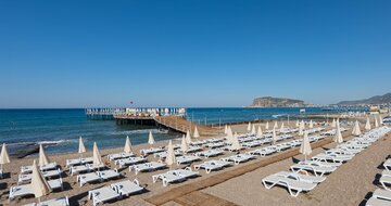 Asia Beach - pláž - letecký zájazd CK Turancar - Turecko, Alanya